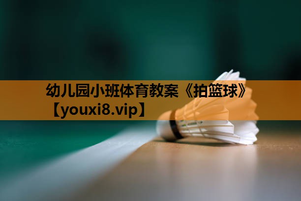 幼儿园小班体育教案《拍篮球》